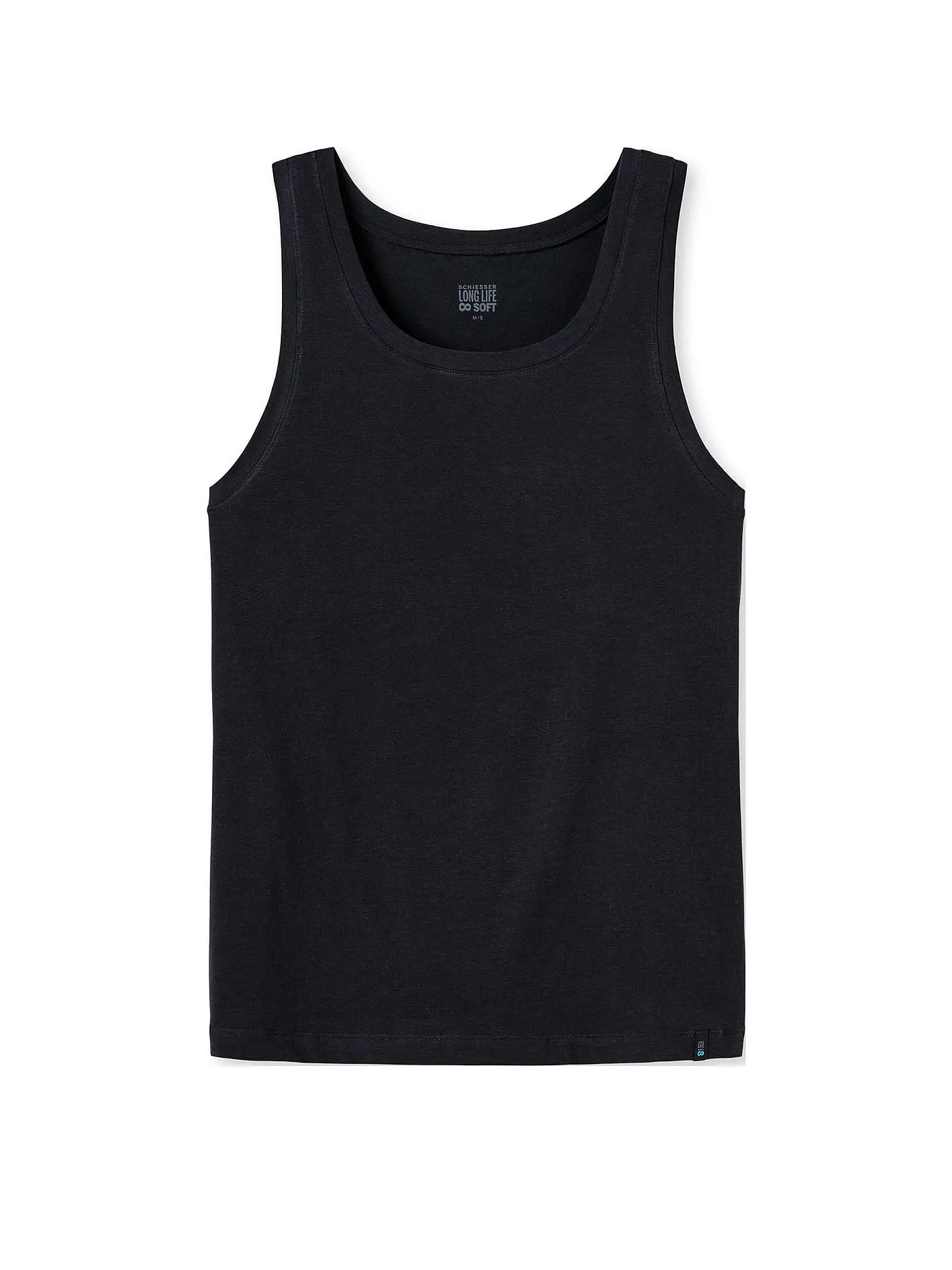 SCHIESSER | Trägershirt - Unterhemd  "Long Life Soft" | blau